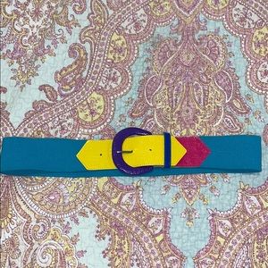 Vintage Block color belt